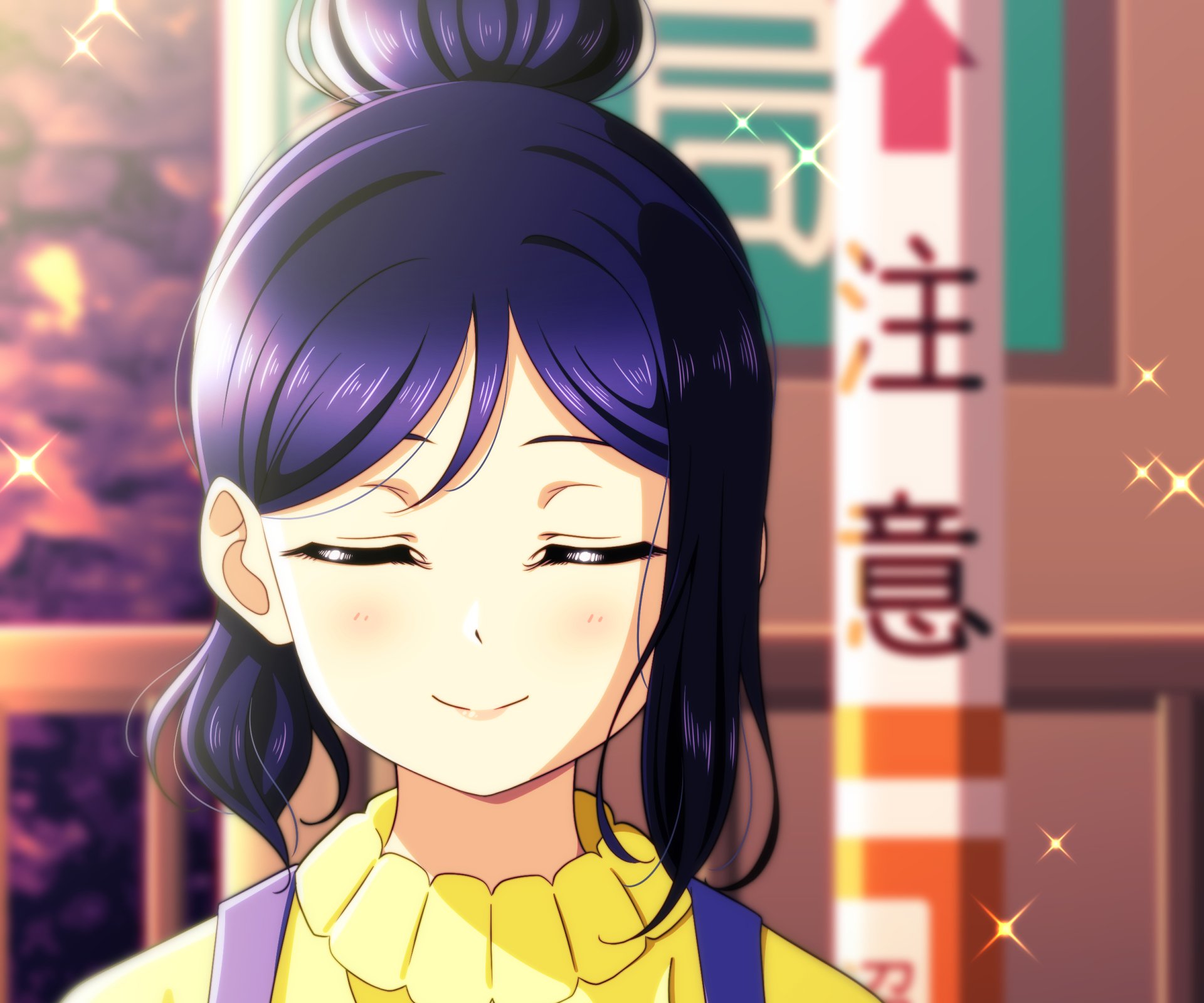 Download Kanan Matsuura Anime Love Live! Sunshine!! HD Wallpaper by イサミ丼