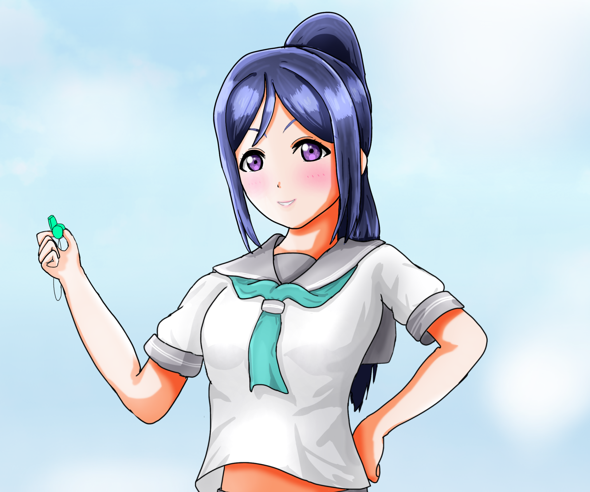 Download Kanan Matsuura Anime Love Live! Sunshine!! HD Wallpaper