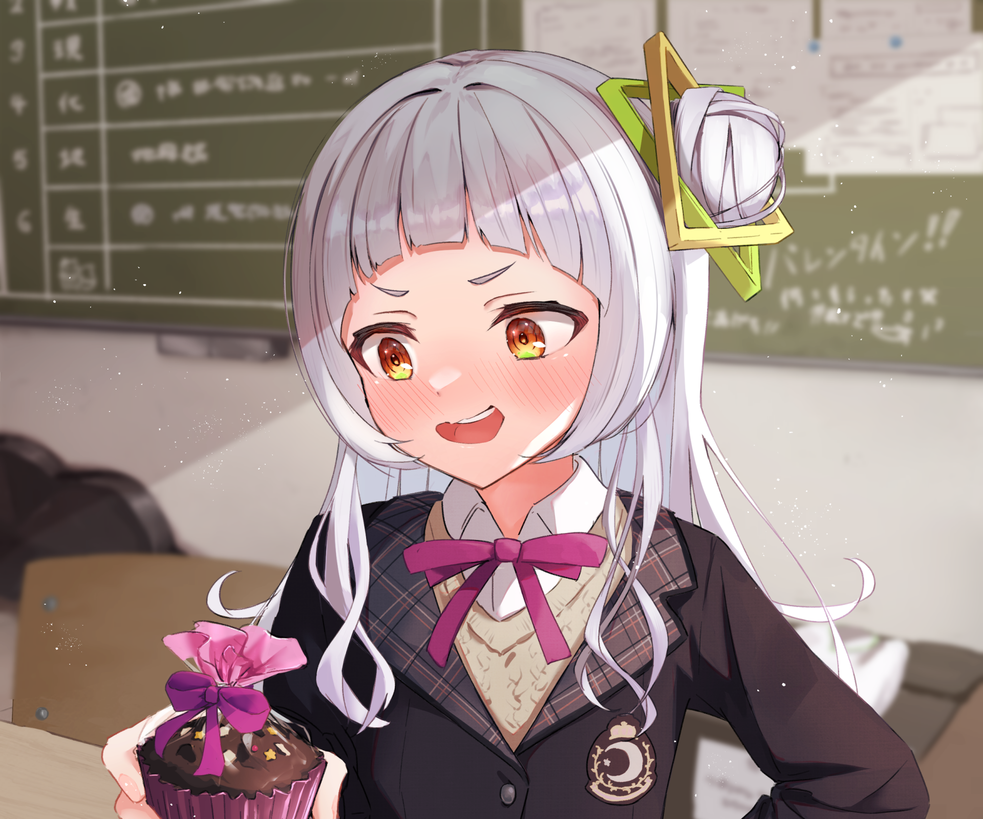 Download Hololive Murasaki Shion Anime Virtual Youtuber HD Wallpaper