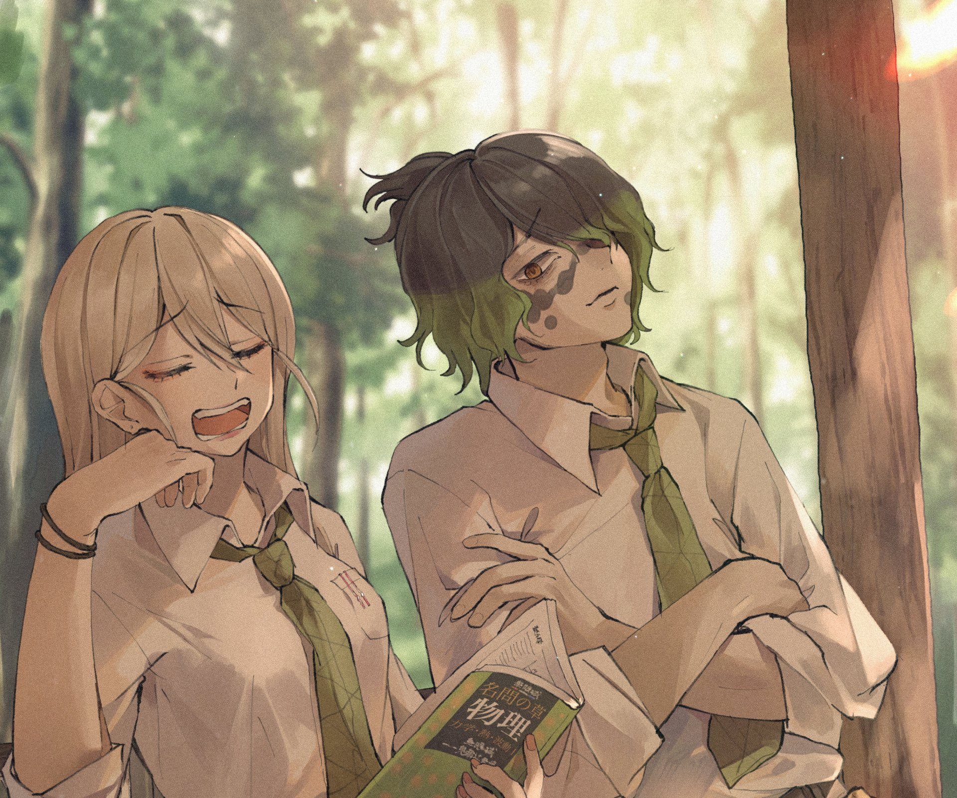 Download Gyutaro (Demon Slayer) Daki (Demon Slayer) Anime Demon Slayer: Kimetsu No Yaiba HD Wallpaper