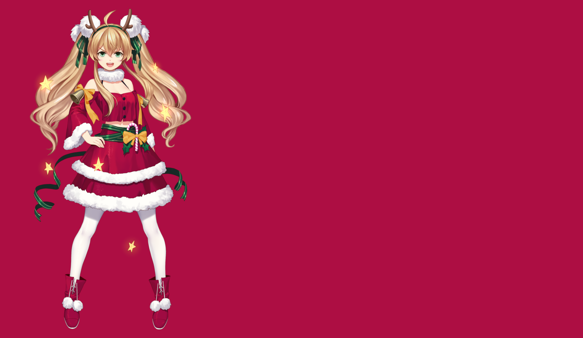 Anime Christmas HD Wallpaper by REKAERB_MAERD