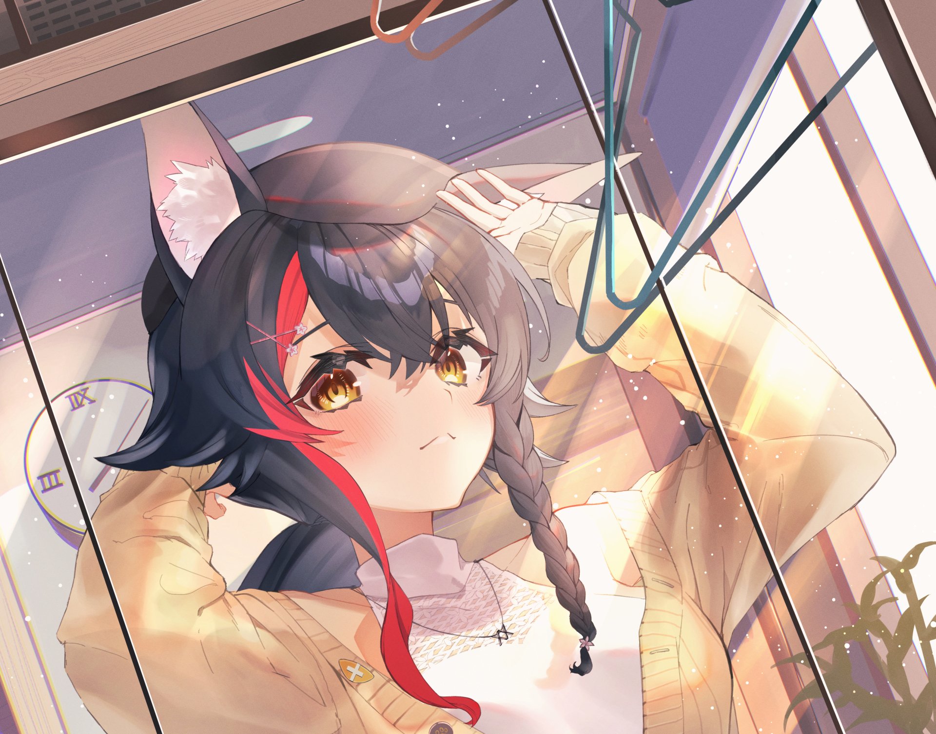 Download Hololive Ookami Mio Anime Virtual Youtuber HD Wallpaper