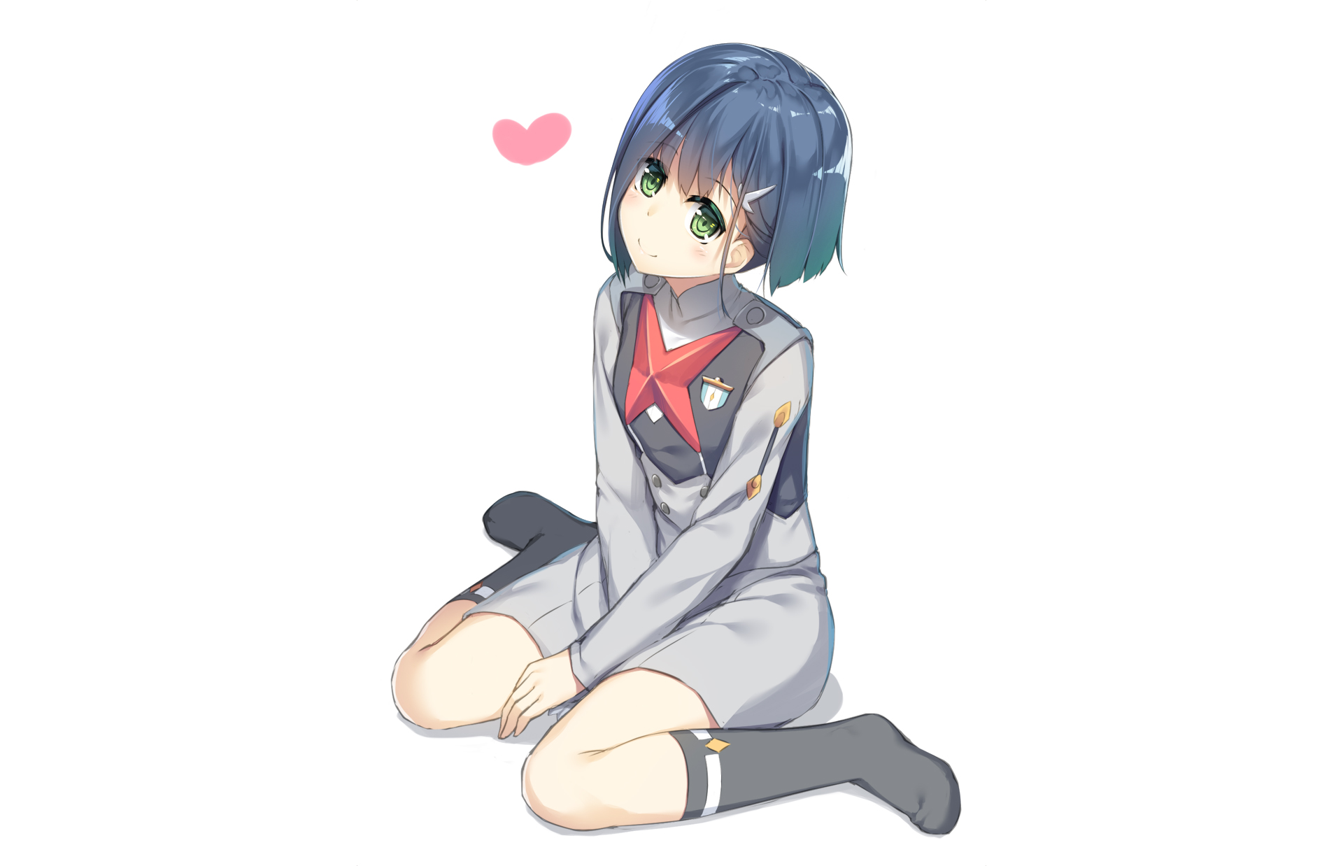 Download Ichigo (Darling In The FranXX) Anime Darling In The FranXX HD Wallpaper by おりーぶ