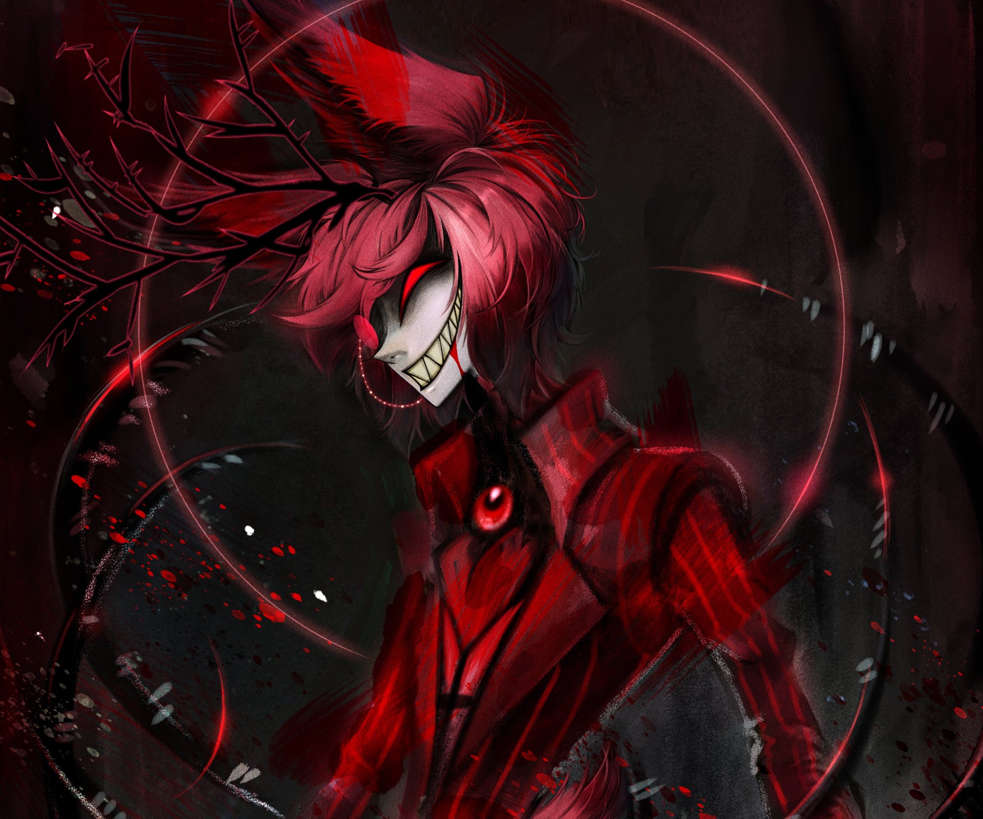 Alastor Hazbin Hotel HD Wallpaper