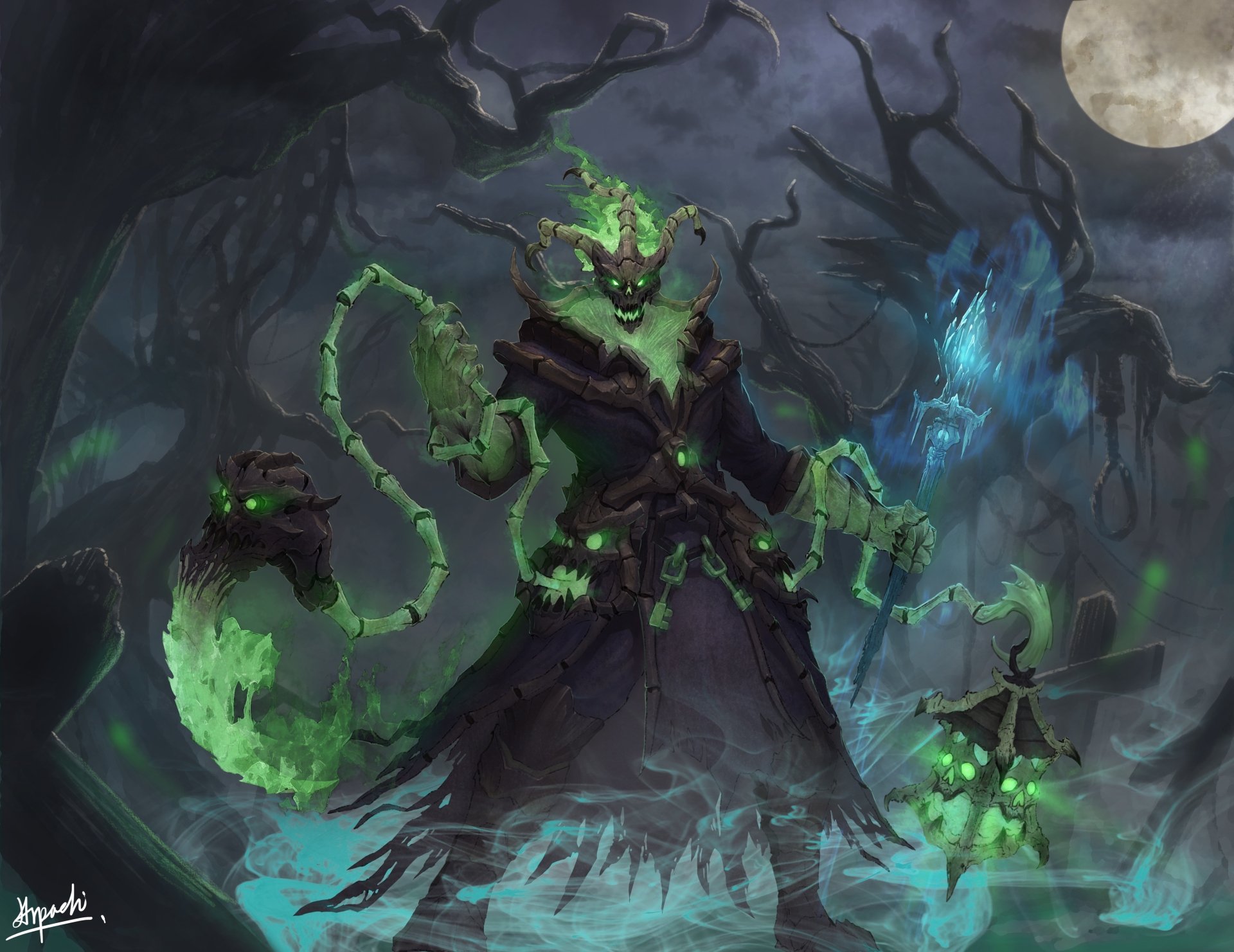 Download Thresh (League Of Legends) Video Game League Of Legends 4k Ultra HD Wallpaper