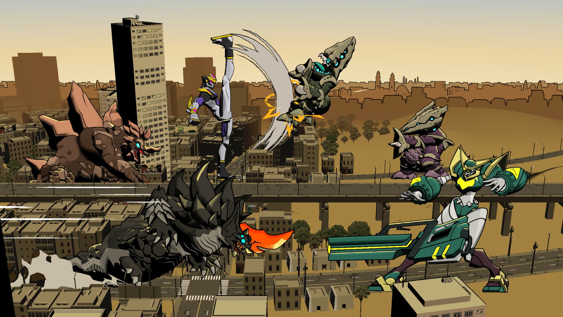 Download Video Game Dawn Of The Monsters HD Wallpaper
