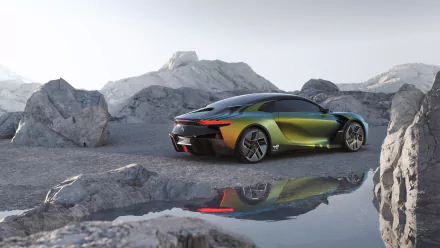 concept car vehicle DS E-Tense Performance Concept HD Desktop Wallpaper | Background Image