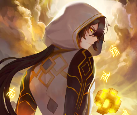 Zhongli (Genshin Impact) Rex Lapis video game Genshin Impact HD Desktop Wallpaper | Background Image