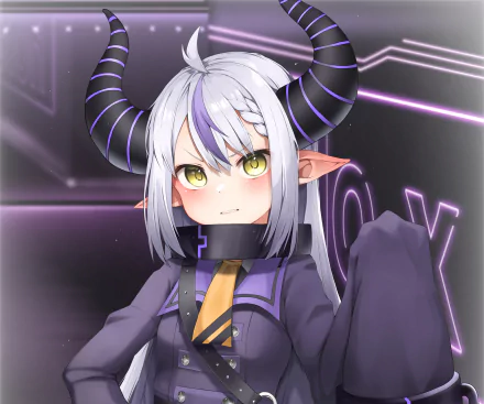 La+ Darknesss (Virtual Youtuber) hololive Anime Virtual Youtuber HD Desktop Wallpaper | Background Image