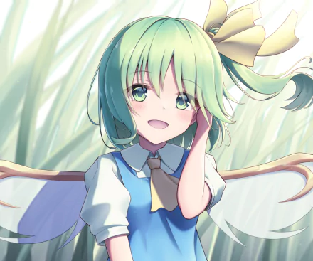 Daiyousei (Touhou) Anime Virtual Youtuber HD Desktop Wallpaper | Background Image