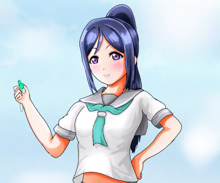 Kanan Matsuura Anime Love Live! Sunshine!! HD Desktop Wallpaper | Background Image