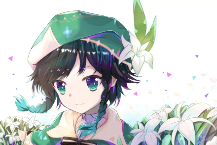 Venti (Genshin Impact) video game Genshin Impact HD Desktop Wallpaper | Background Image