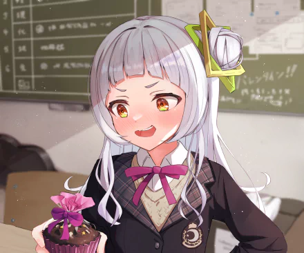 hololive Murasaki Shion Anime Virtual Youtuber HD Desktop Wallpaper | Background Image