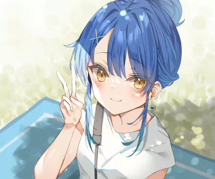 Nijisanji Amamiya Kokoro Anime Virtual Youtuber HD Desktop Wallpaper | Background Image