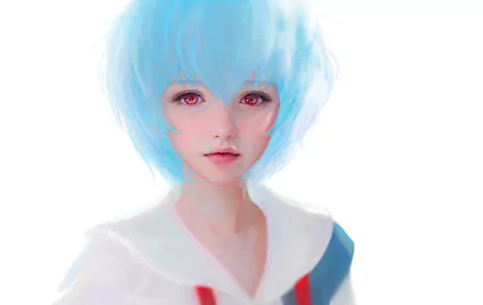 Rei Ayanami Anime Neon Genesis Evangelion HD Desktop Wallpaper | Background Image