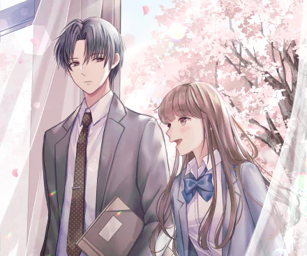 Anime couple anime couple HD Desktop Wallpaper | Background Image