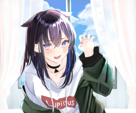 Lupinus Virtual Games VSPO! Ichinose Uruha Anime Virtual Youtuber HD Desktop Wallpaper | Background Image