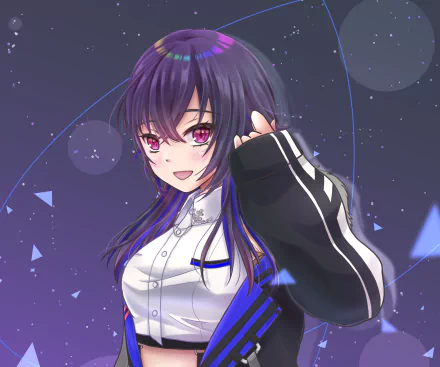 Lupinus Virtual Games VSPO! Ichinose Uruha Anime Virtual Youtuber HD Desktop Wallpaper | Background Image