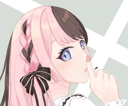 VSPO! Tachibana Hinano Iris Black Games Anime Virtual Youtuber HD Desktop Wallpaper | Background Image