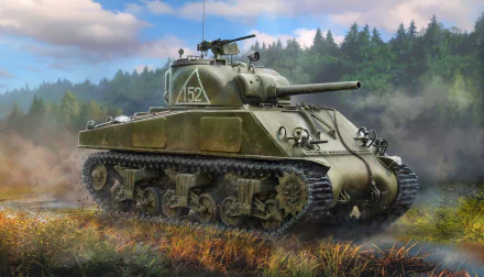 military M4 Sherman HD Desktop Wallpaper | Background Image