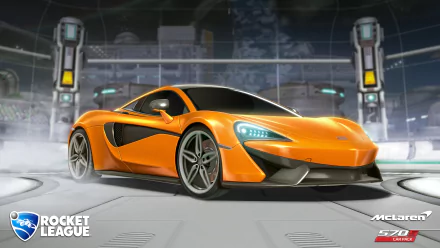  Rocket League - McLaren 570S Hero Art by Michael Scala
