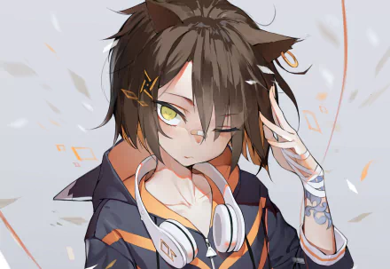 Anime girl anime girl HD Desktop Wallpaper | Background Image