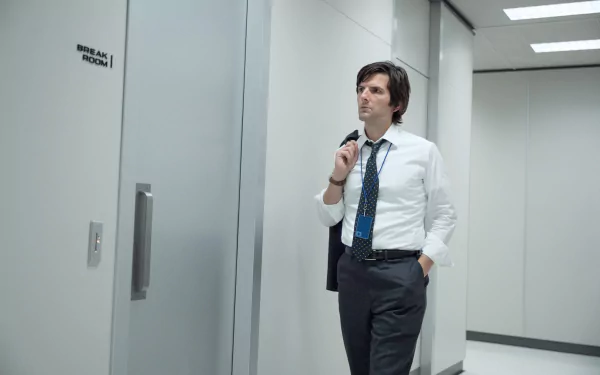 Adam Scott TV Show Severance HD Desktop Wallpaper | Background Image