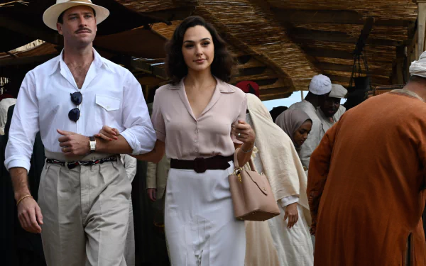 Armie Hammer Gal Gadot movie Death on the Nile (2022) HD Desktop Wallpaper | Background Image
