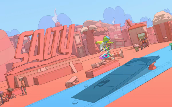 video game OlliOlli World HD Desktop Wallpaper | Background Image