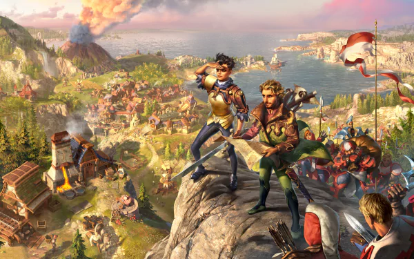 video game The Settlers (2022) HD Desktop Wallpaper | Background Image
