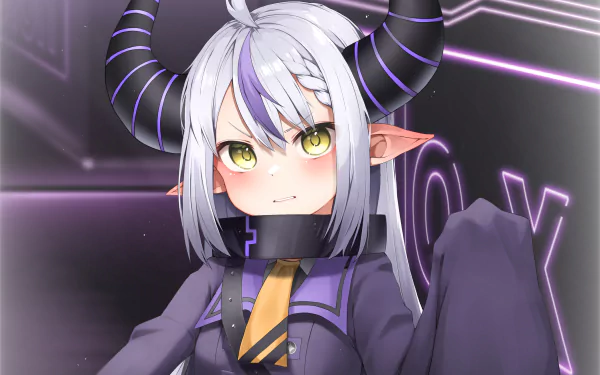 La+ Darknesss (Virtual Youtuber) hololive Anime Virtual Youtuber HD Desktop Wallpaper | Background Image