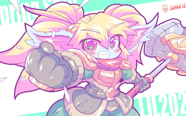 Poppy (League Of Legends) video game League Of Legends HD Desktop Wallpaper | Background Image