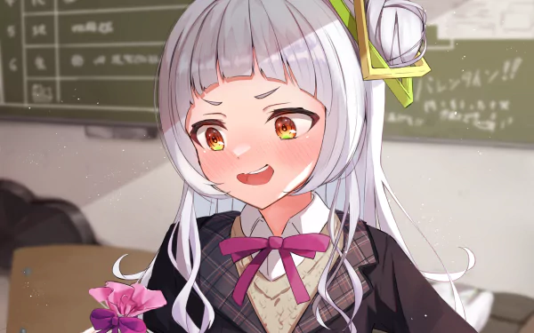 hololive Murasaki Shion Anime Virtual Youtuber HD Desktop Wallpaper | Background Image