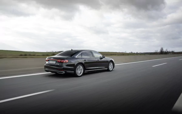 Audi A8 L 60 TFSI e quattro S line vehicle Audi A8 HD Desktop Wallpaper | Background Image
