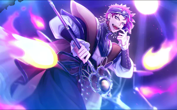 Kuko Harai Anime Hypnosis Mic HD Desktop Wallpaper | Background Image