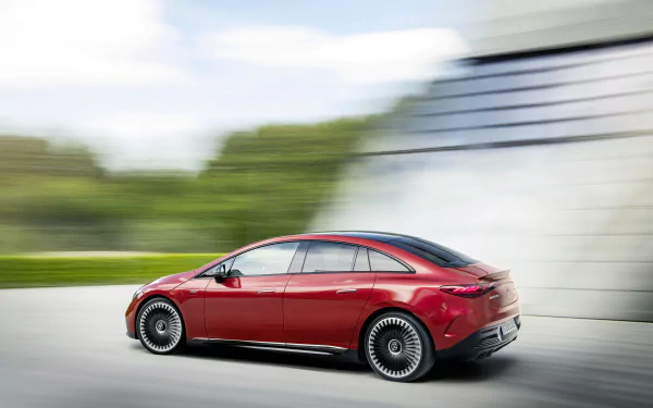 vehicle Mercedes-AMG EQE 43 HD Desktop Wallpaper | Background Image