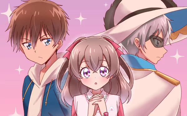 Shinada Takumi Nagomi Yui Anime Delicious Party Precure HD Desktop Wallpaper | Background Image