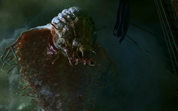 HD PC desktop wallpaper featuring a dark, eerie creature from the movie The Chronicles of Narnia: The Voyage of the Dawn Treader.