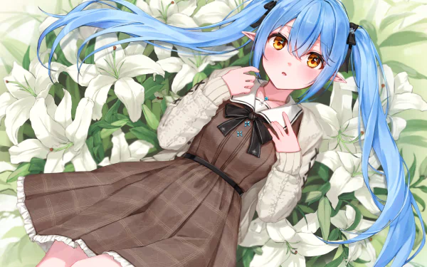 Yukihana Lamy hololive Anime Virtual Youtuber HD Desktop Wallpaper | Background Image