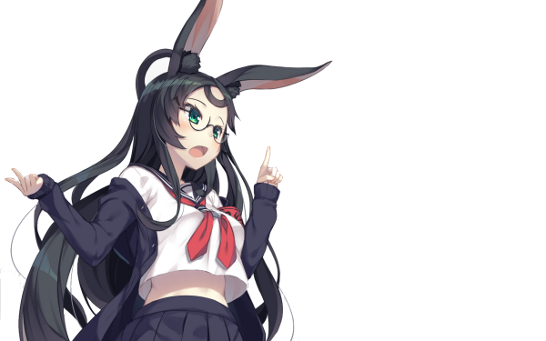 Anime Azur Lane Animal Ears School Uniform HD Wallpaper | Background Image