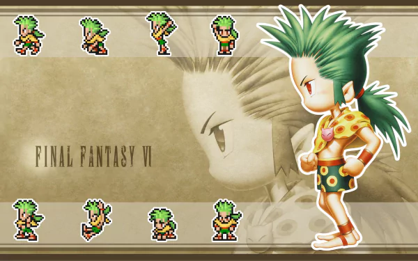 Gau (Final Fantasy) video game Final Fantasy VI HD Desktop Wallpaper | Background Image