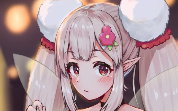 fairy Elf no Elu Anime Virtual Youtuber HD Desktop Wallpaper | Background Image