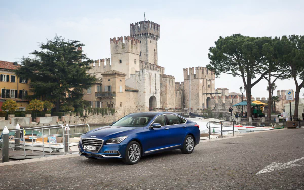 Genesis G80 2.0T HTRAC vehicle Genesis G80 HD Desktop Wallpaper | Background Image