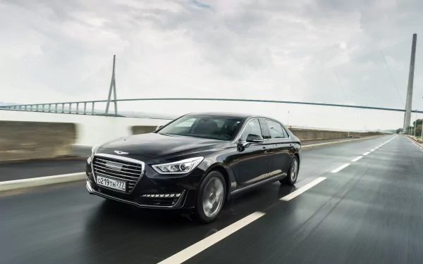 Genesis G90L 5.0 HTRAC vehicle Genesis G90 HD Desktop Wallpaper | Background Image