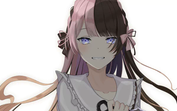 VSPO! Tachibana Hinano Iris Black Games Anime Virtual Youtuber HD Desktop Wallpaper | Background Image