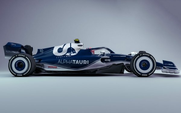 Sports F1 Race Car F1 2022 Scuderia AlphaTauri HD Wallpaper | Background Image