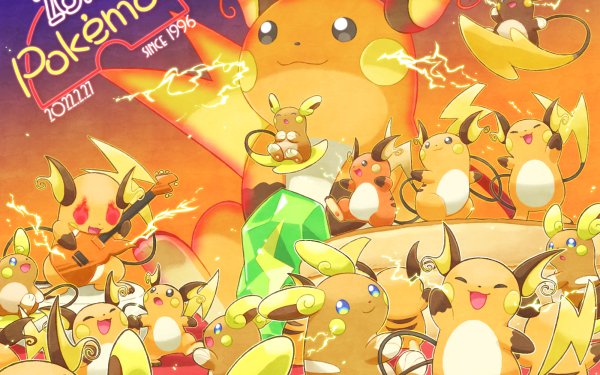 Anime Pokémon Raichu Alolan Raichu HD Wallpaper | Background Image