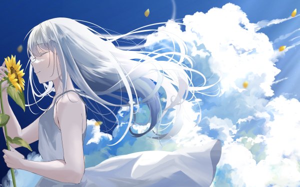 Anime Girl Mood HD Wallpaper | Background Image
