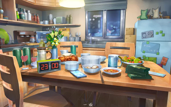 Anime kitchen HD Desktop Wallpaper | Background Image