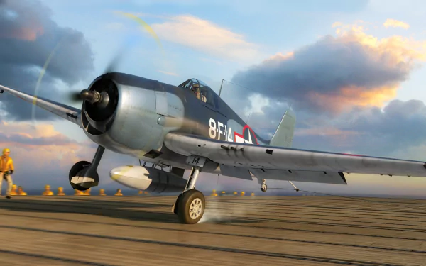 military Grumman F6F Hellcat HD Desktop Wallpaper | Background Image
